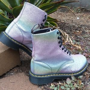 Dr. Martin's 1460 Pascal Rainbow glitter women's size 8